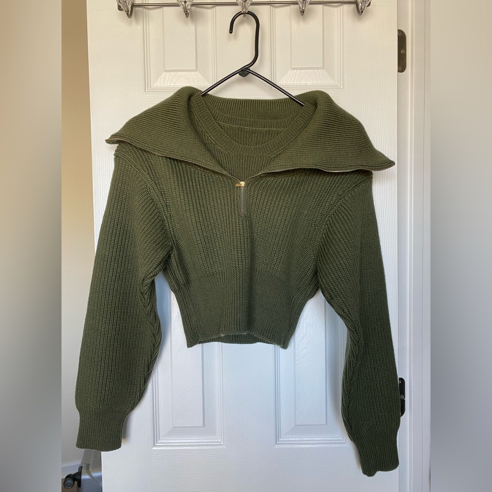 Jacquemus La Maille Risoul Sweater size36 Green NWOT